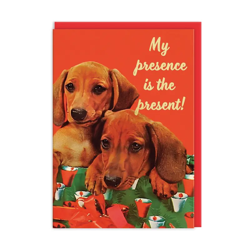 My Presence Is The Present Greeting Card 1