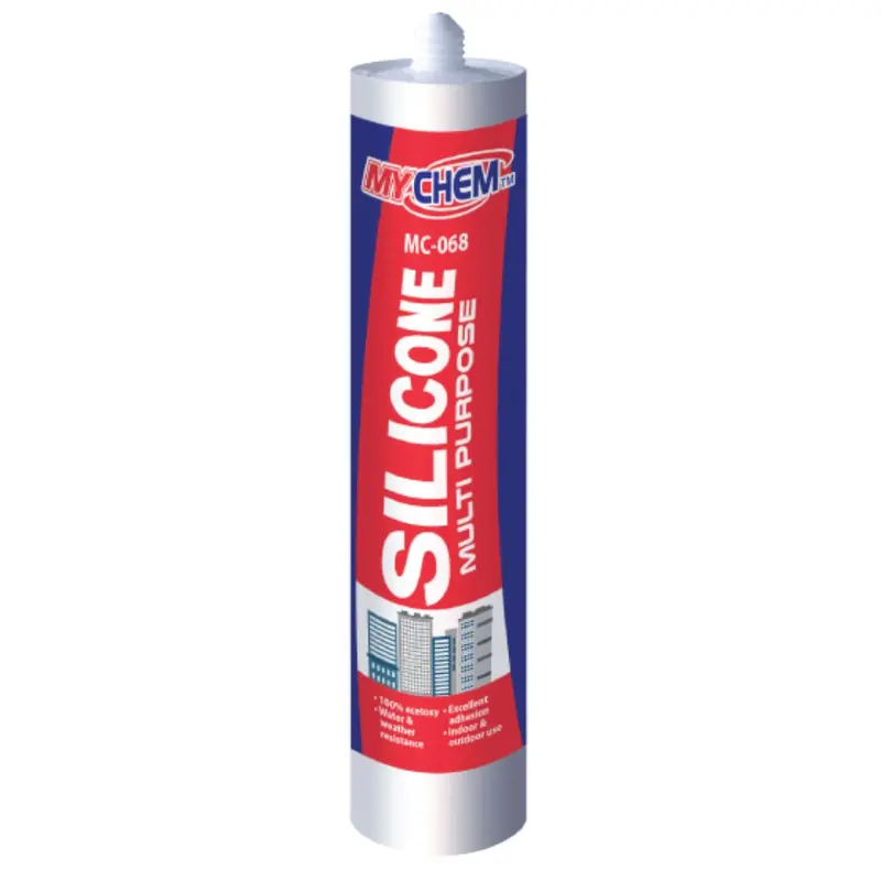 Mychem Silicone Sealant Multi Purpose 300G, White, Black, Clear, Grey 1