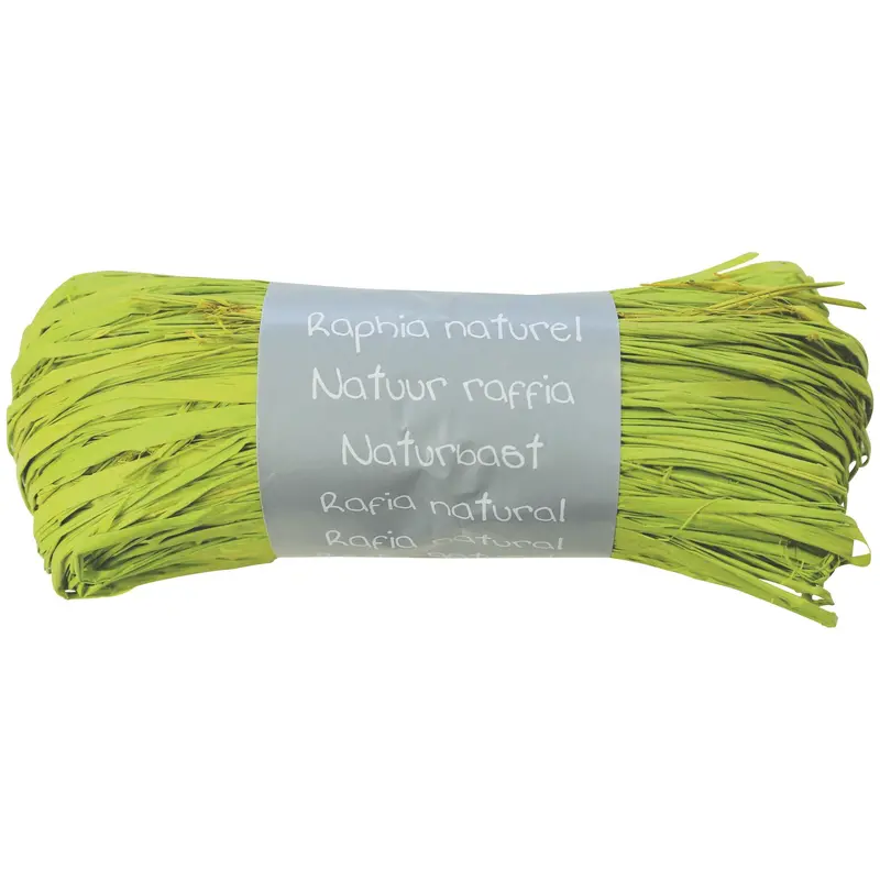 Natural Raffia Ball 50G Apple Green 1