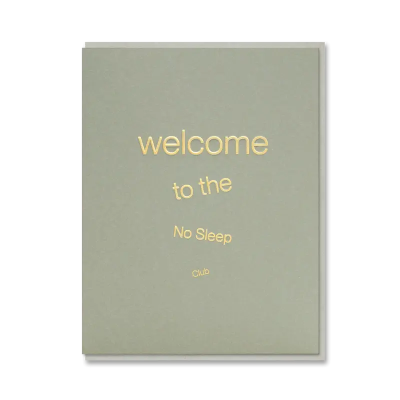 No Sleep Club Card 1