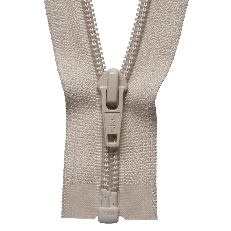 Nylon Open End Zip - 76Cm - Beige 1