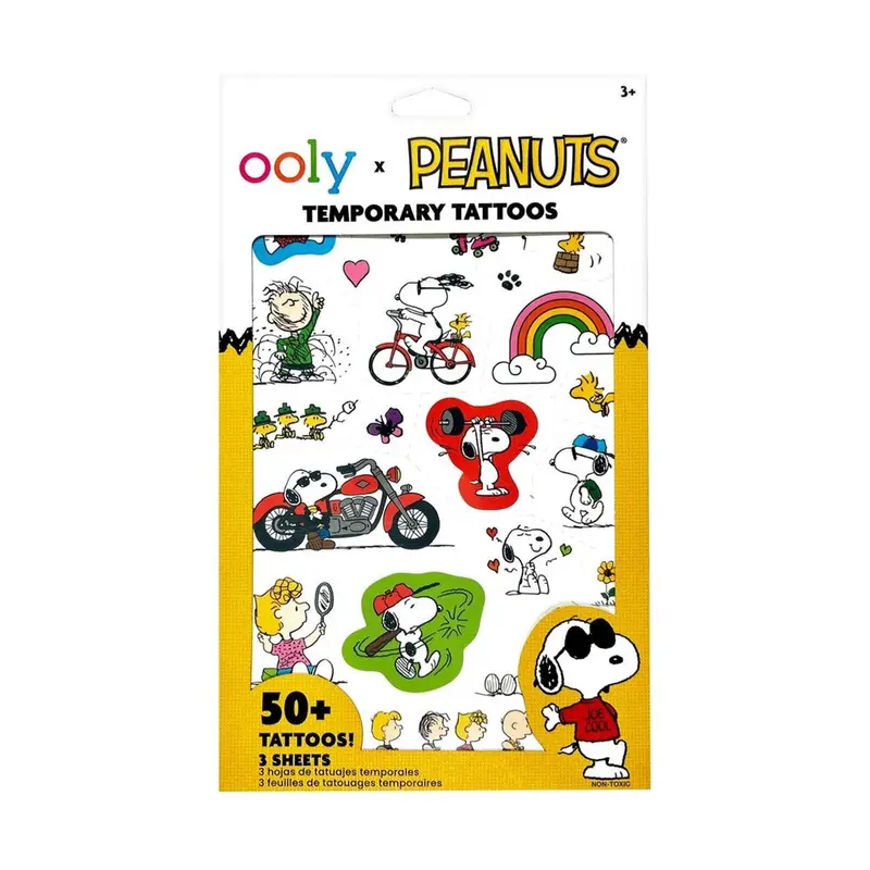 Ooly X Peanuts Temporary Tattoos 1
