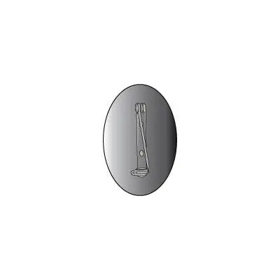 P18 Brooch 56X37mm Oval. Pack Of 10. 1