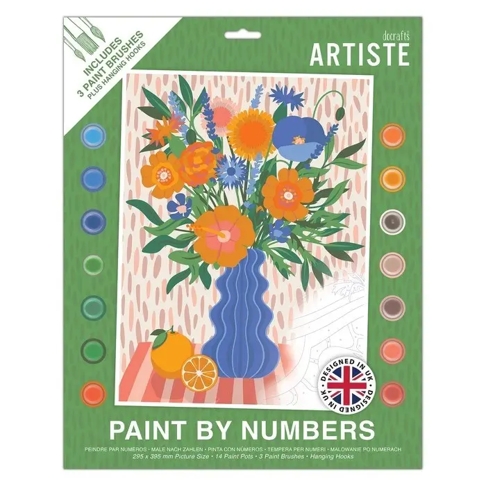 Paint By Numbers - Floral Still Life 1