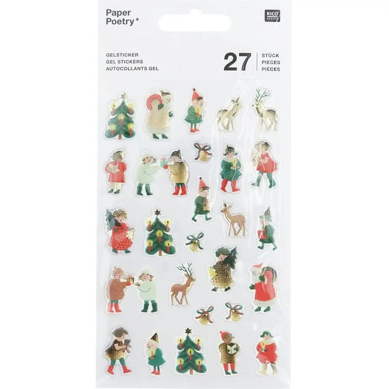Paper Poetry Gel Stickers Children 1