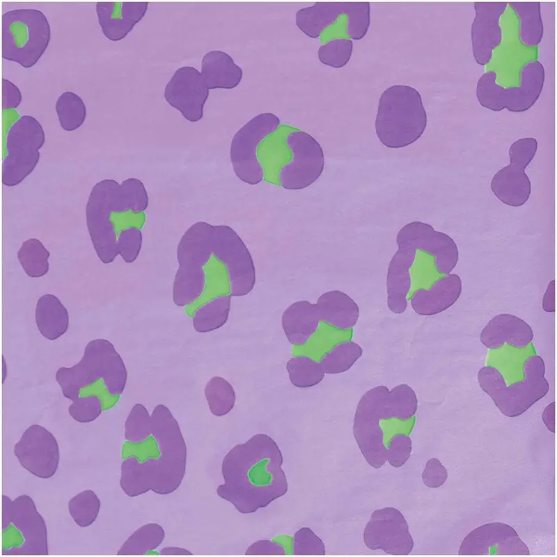 Paper Poetry Tissue Paper Animal Print Purple 1