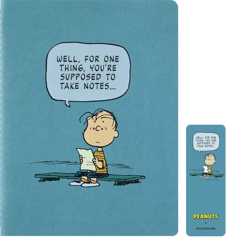 Peanuts Xl Single Cahier Notebook - Linuslinus (Ltd Edt.) 1
