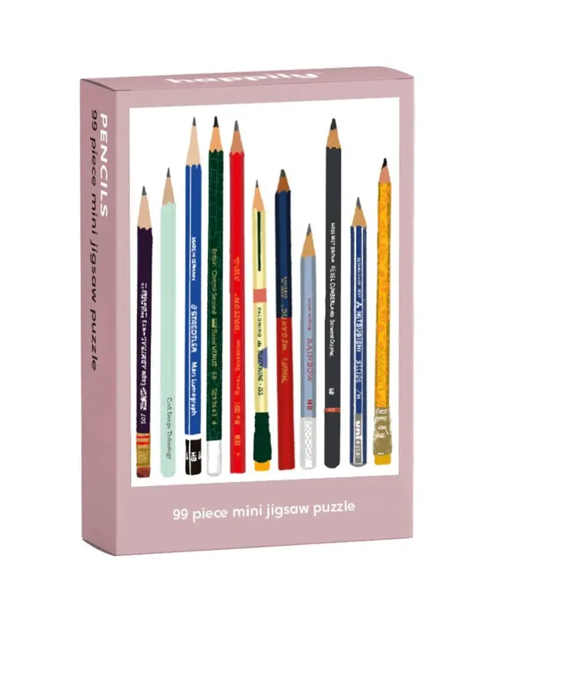 Pencils - 99 Piece Mini Jigsaw Puzzle 1