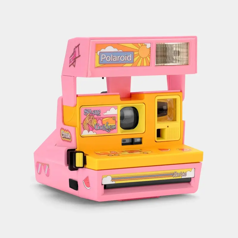 Polaroid 600 Instant Film Camera Malibu Barbie 1