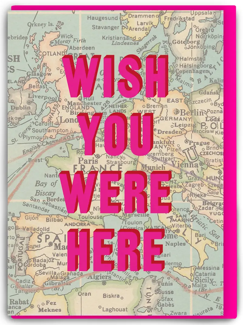 Real Hackney Dave Card – Wish You Were Here 1