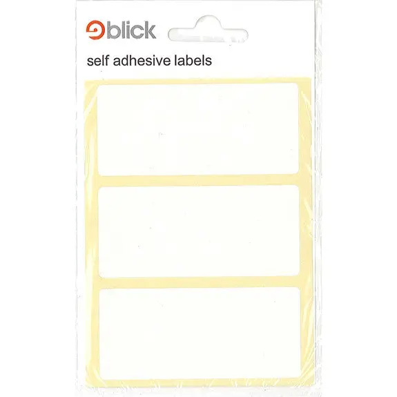 Rect - 34X75mm White - Labels - 21Pk 1