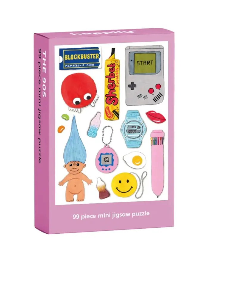 Retro 90'S - 99 Piece Mini Jigsaw Puzzle 1
