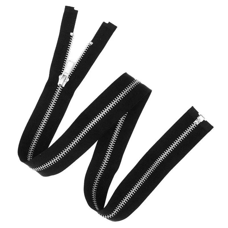 Rico Silver Zip Black 50Cm X 5Mm 1