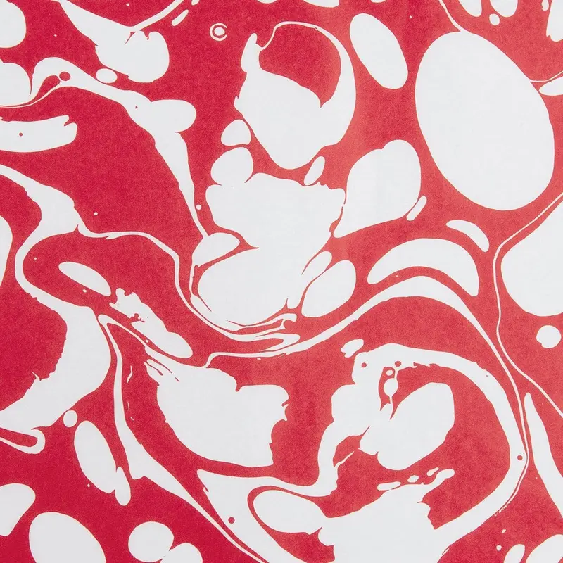 Rico Tissue Paper Marble Red / White 1