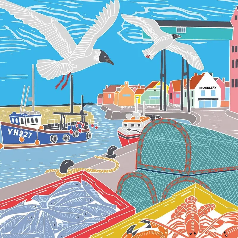 Seagulls Greetings Card 1