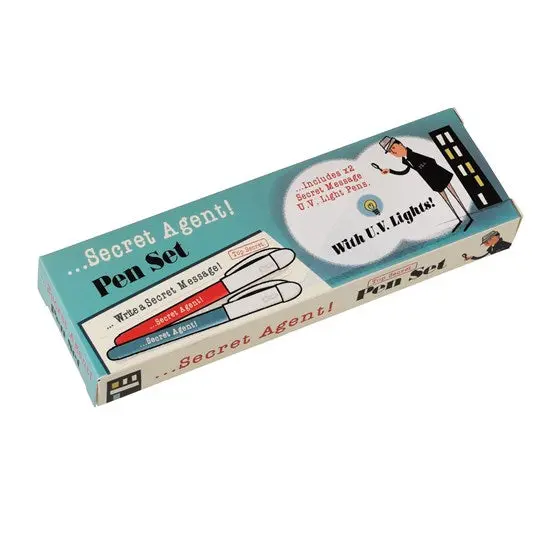 Set Of 2 Secret Agent Spy Pens 1