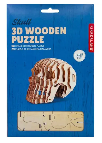 Skull 3D Wooden Puzzle 1