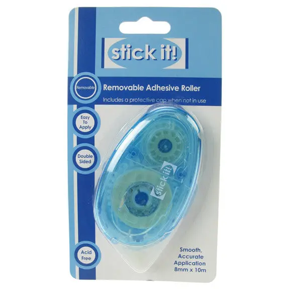 Stick It! Removeable Adhesive Roller (8Mm X 10M) 1