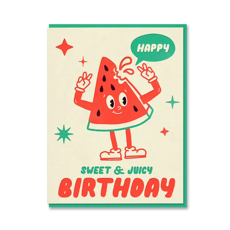 Sweet & Juicy Watermelon Card 1