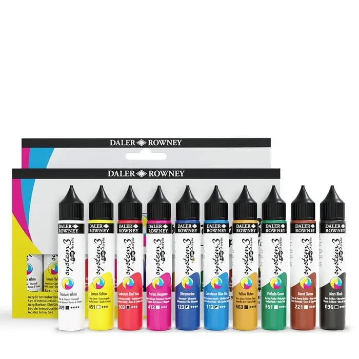 System3 Fluid Acrylic Introduction Set 1