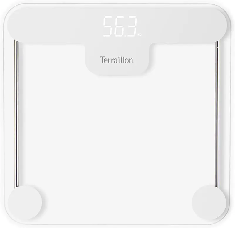 Terraillon Crystal White Bathroom Scale 1