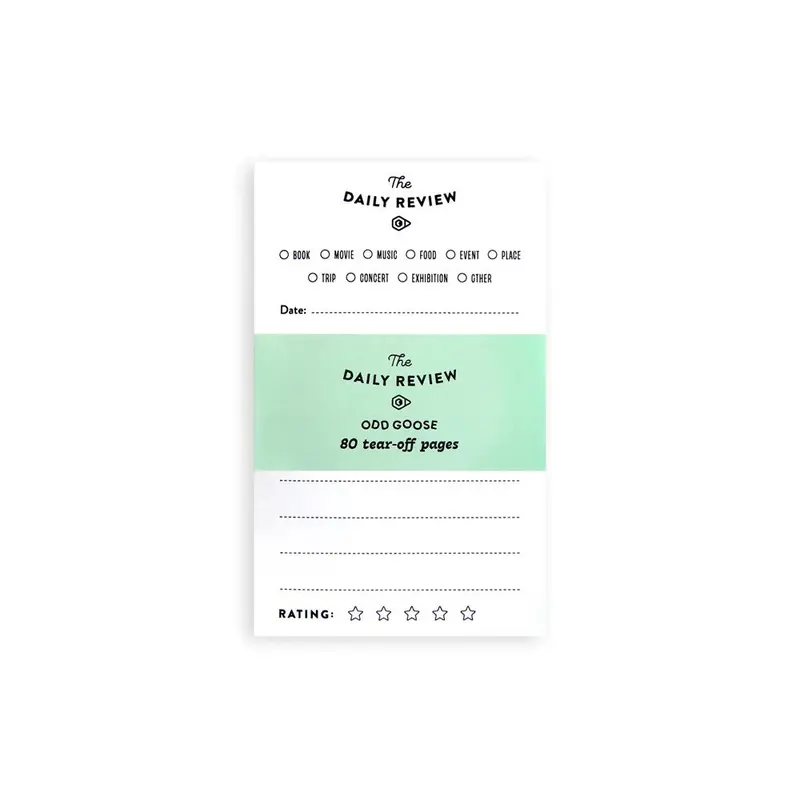 The Daily Review Creative Writing Notepad 1