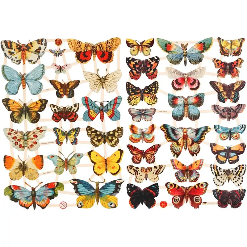 Vintage Die-Cuts: Butterflies 1