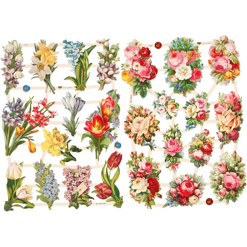 Vintage Die-Cuts: Floral 1
