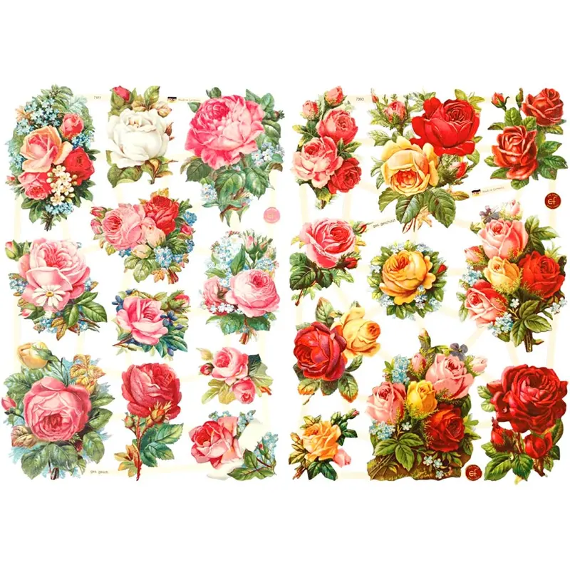 Vintage Die-Cuts: Roses 1