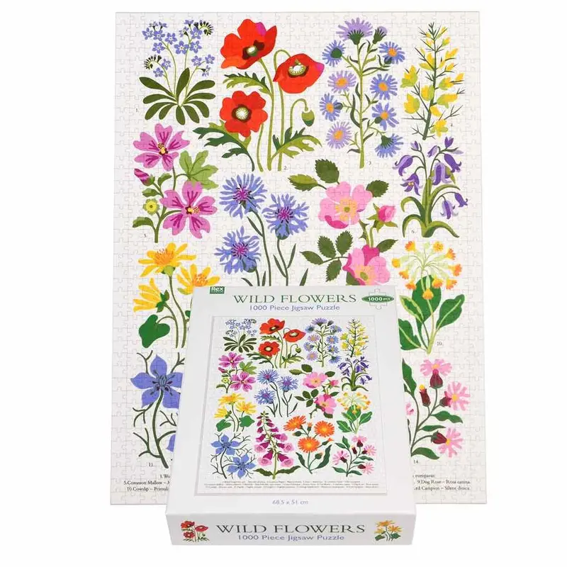 Wild Flowers 1000 Piece Puzzle 1