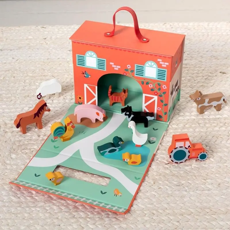 Wooden Farm Playset 1