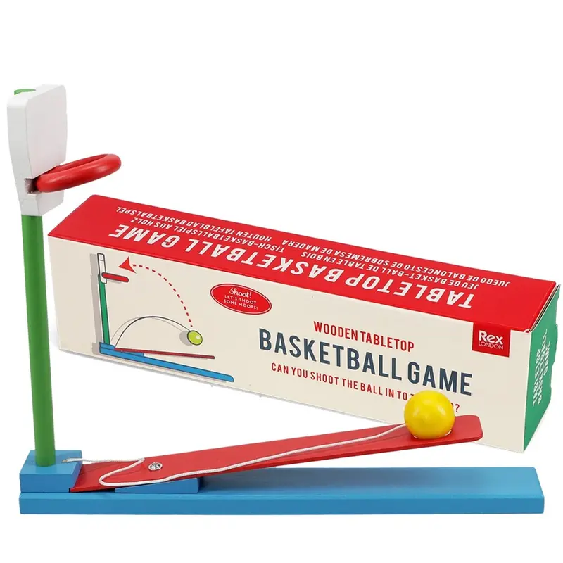 Wooden Tabletop Basketball Game 1