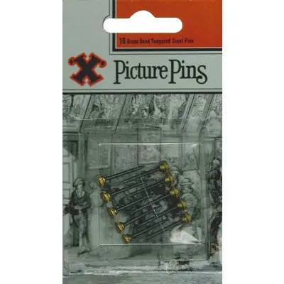 X Brass Head Pins 1