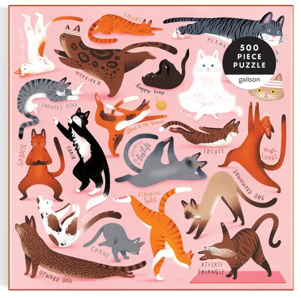 Yoga For Cats 500 Piece Puzzle 1