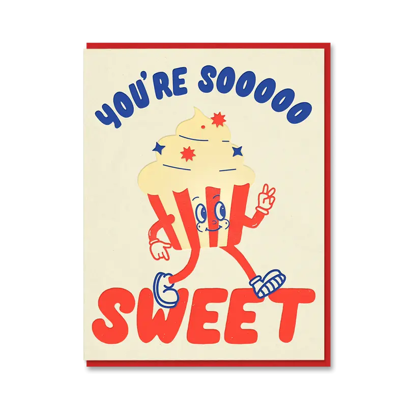 You're So Sweet Cupcake Card 1