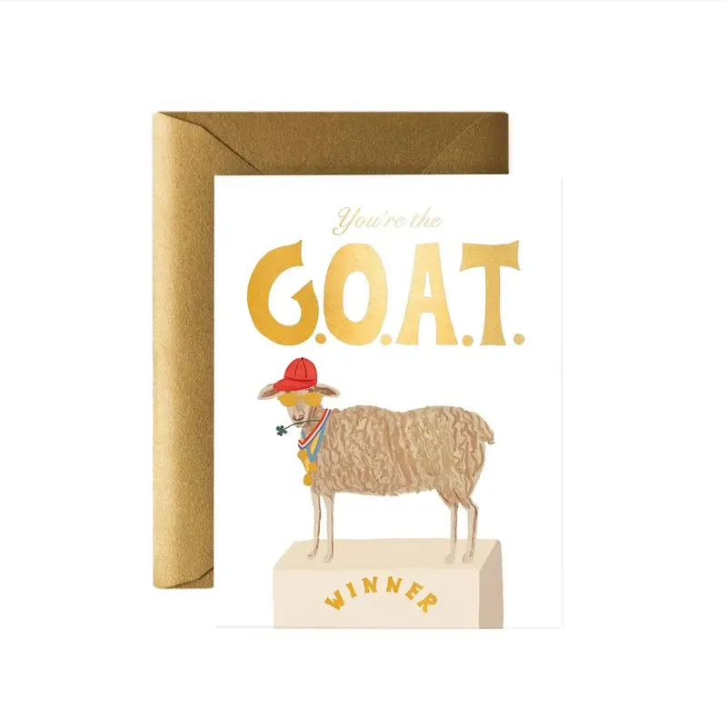 You're The G.O.A.T Card 1