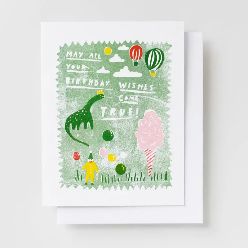 Yow: Riso Card - Dino Birthday Wishes 1