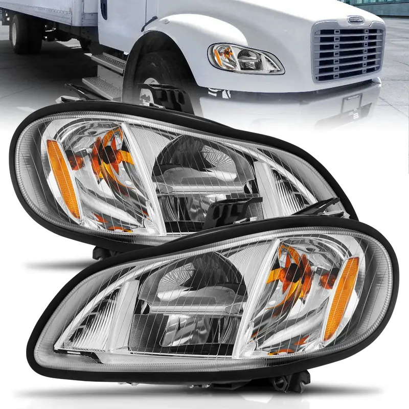 Anzo Usa 131031 Led Crystal Headlight Assembly – Clear Lens, Chrome Housing (Pair) 1