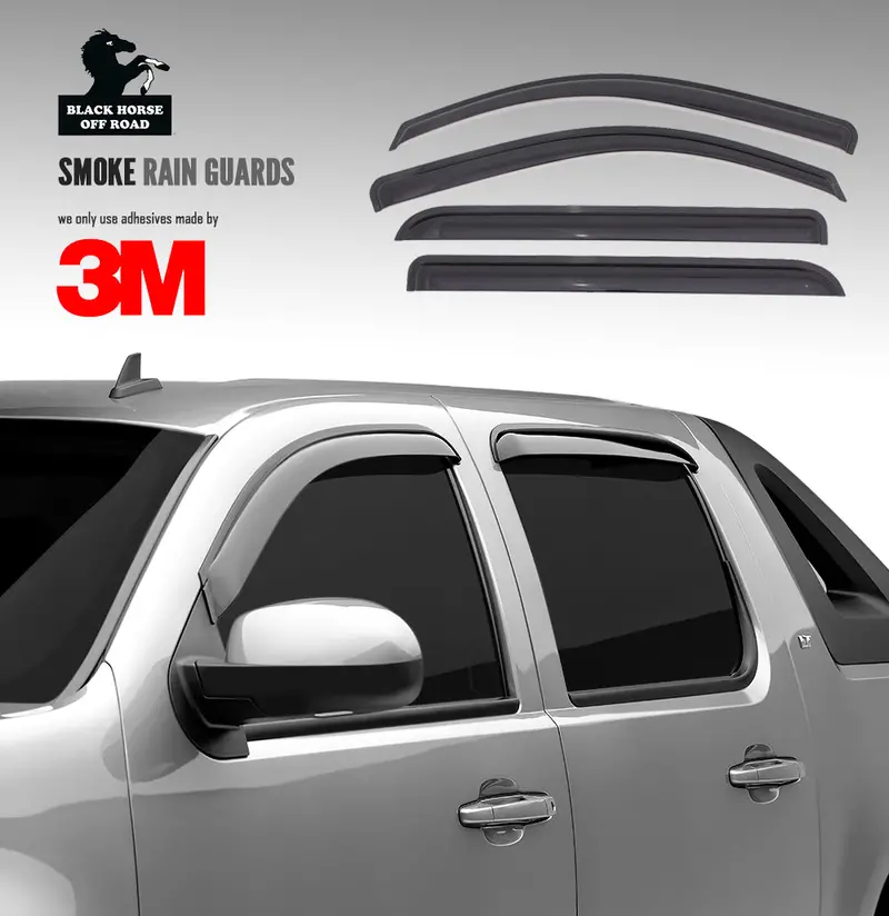 Black Horse Off-Road Smoke Acrylic Tape-On Decal – 14-94249 1