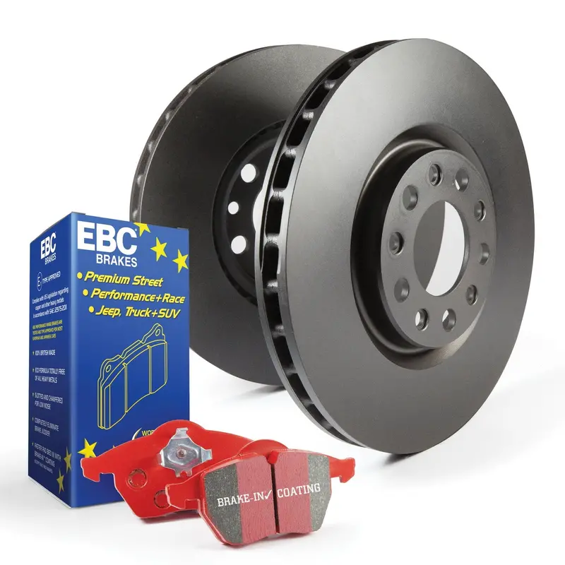 Ebc Brakes S12Kf1530 Performance Street Brake Kit: Redstuff Pads + Rk Rotors 1