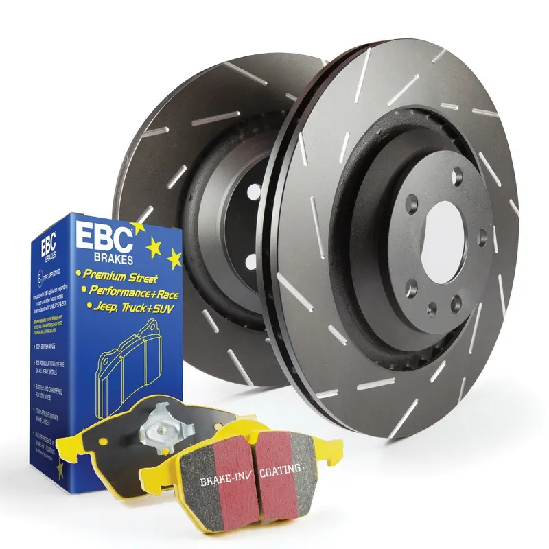 Ebc Brakes S9Kr1102 Track-Ready Brake Kit: Yellowstuff Pads + Usr Rotors 1
