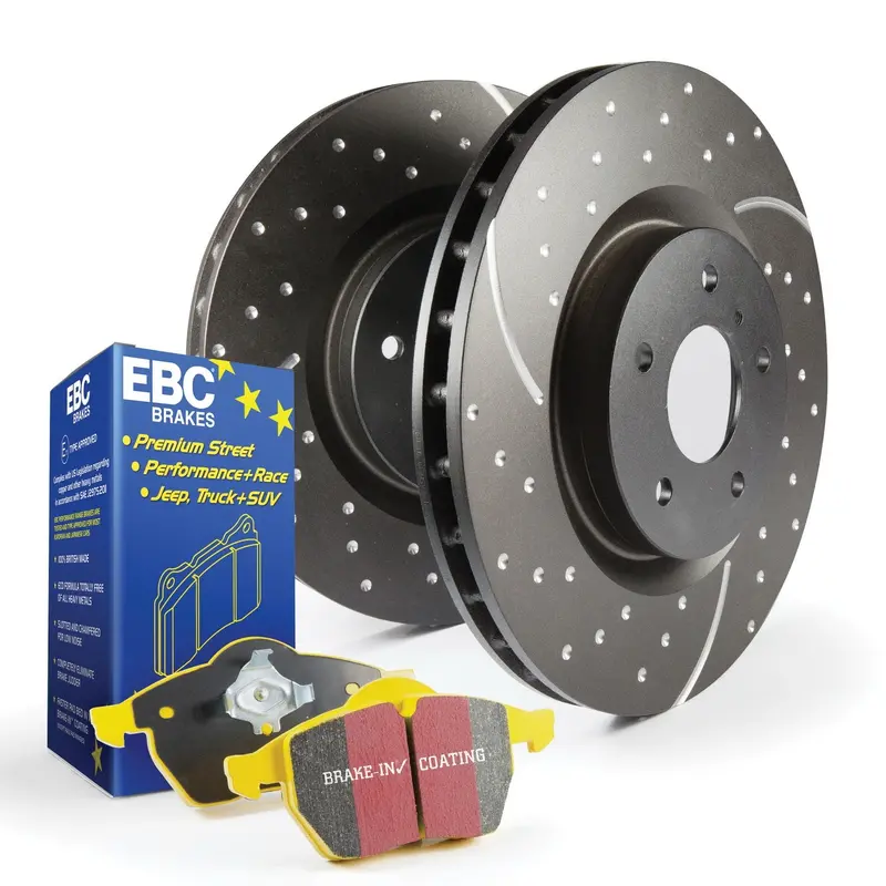 Ebc Yellowstuff S5 Brake Kit With Gd Series Rotors – High-Performance Street & Track Package 1