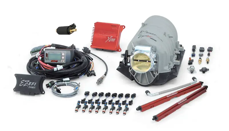 Fast Ez-Efi Fuel Injection System Kit – Includes Xim Controller, Lsxrt Intake, Big Mouth Throttle Body, And Inline Pump 1