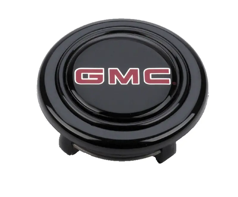 Grant Gm-Licensed Black Plastic Horn Button For Gmc Trucks – Red/Black Signature Wheels Design 1