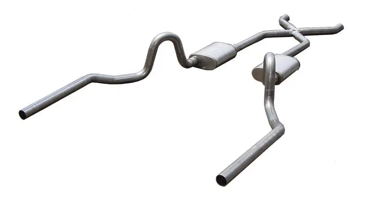 Pypes Sga10R30 X-Pipe Exhaust System – 1964–1972 A-Body Muscle Cars, Dual Exit, 2.5" Diameter 1